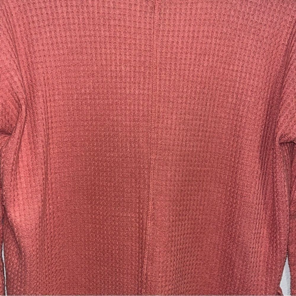 Wild Fable Coral Pink Waffle Knit Sweater - Picture 4 of 7